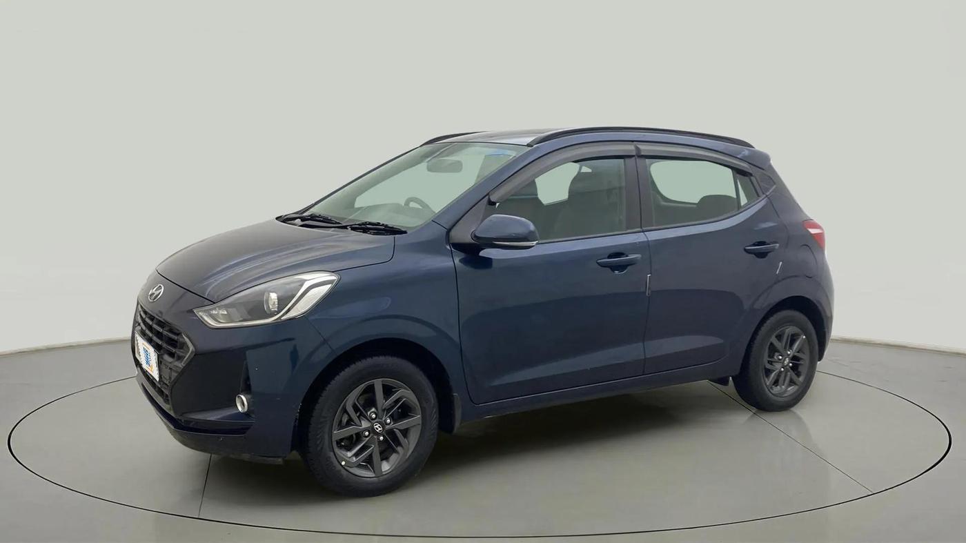 2020 Hyundai GRAND I10 NIOS SPORTZ AMT 1.2 KAPPA VTVT, Petrol, Automatic, 27,048 km, Left Front Diagonal
