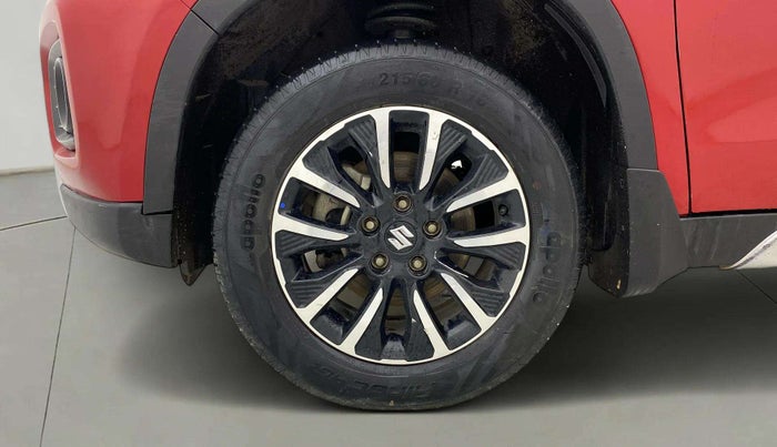 2021 Maruti Vitara Brezza ZXI PLUS DUAL TONE, Petrol, Manual, 45,984 km, Left Front Wheel
