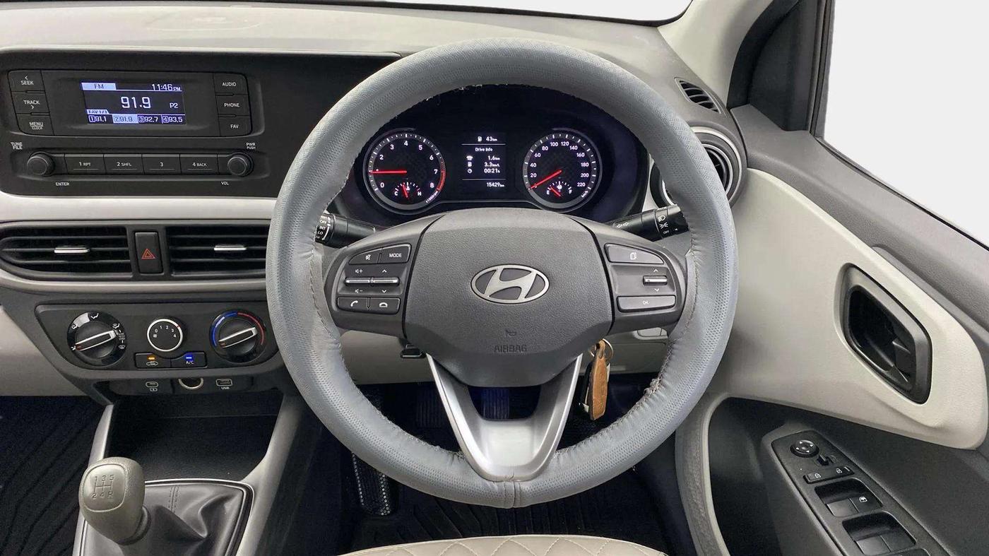2023 Hyundai GRAND I10 NIOS MAGNA 1.2 KAPPA VTVT, Petrol, Manual, 15,428 km, Steering Wheel Close Up