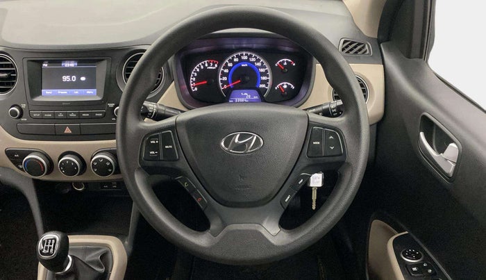 2017 Hyundai Grand i10 SPORTZ 1.2 KAPPA VTVT, Petrol, Manual, 33,981 km, Steering Wheel Close Up