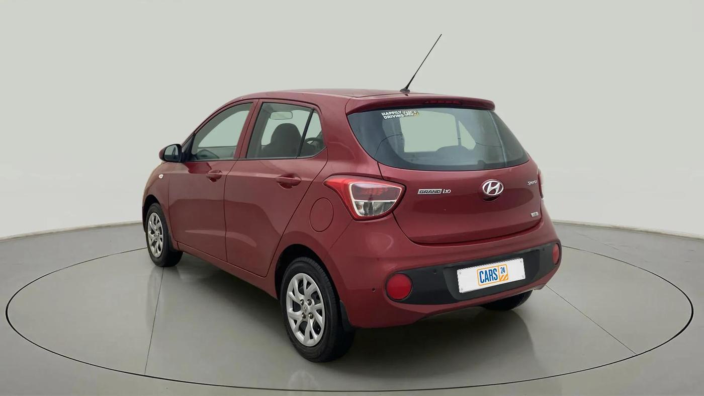 2017 Hyundai Grand i10 SPORTZ 1.2 KAPPA VTVT, Petrol, Manual, 34,034 km, Left Back Diagonal
