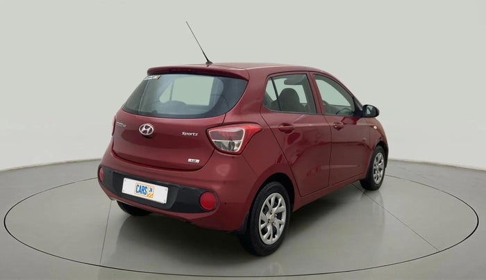 2017 Hyundai Grand i10 SPORTZ 1.2 KAPPA VTVT, Petrol, Manual, 33,981 km, Right Back Diagonal
