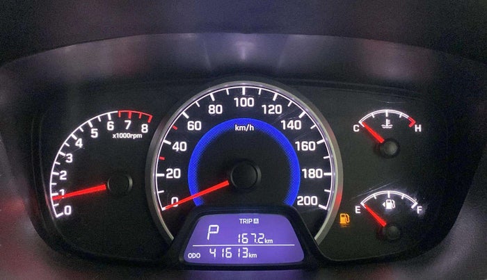 2017 Hyundai Grand i10 MAGNA AT 1.2 KAPPA VTVT, Petrol, Automatic, 41,605 km, Odometer Image