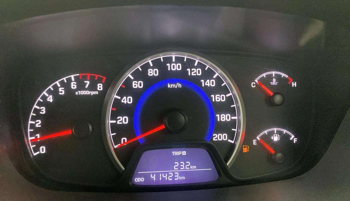 2018 Hyundai Grand i10 SPORTZ 1.2 KAPPA VTVT, Petrol, Manual, 41,400 km, Odometer Image