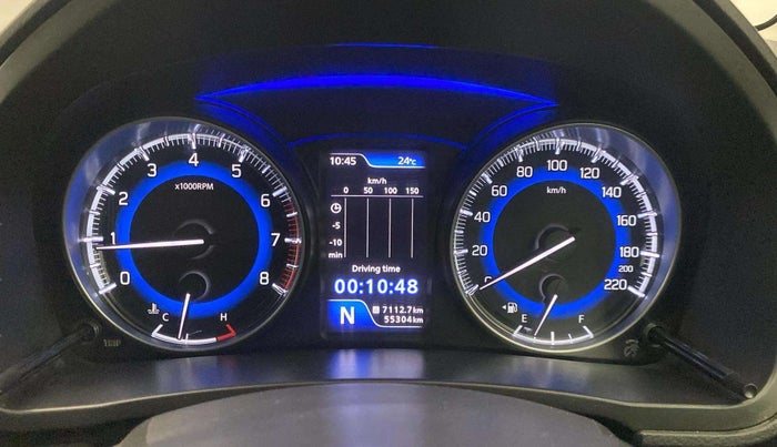 2020 Toyota Glanza V CVT, Petrol, Automatic, 55,302 km, Odometer Image