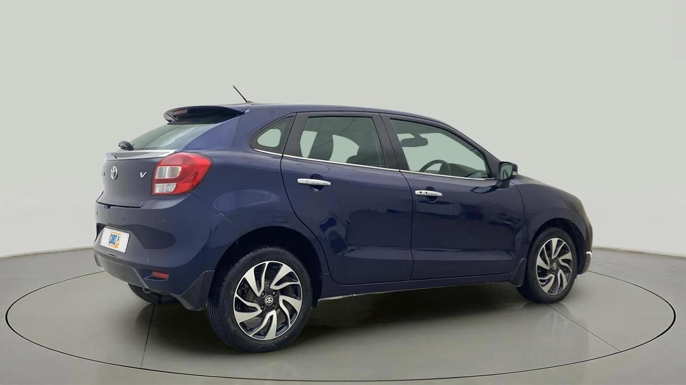 2020 Toyota Glanza V CVT, Petrol, Automatic, 55,302 km, Right Back Diagonal