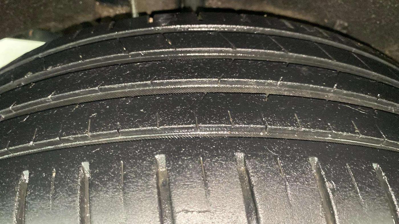 2020 Toyota Glanza V CVT, Petrol, Automatic, 55,302 km, Right Rear Tyre Tread