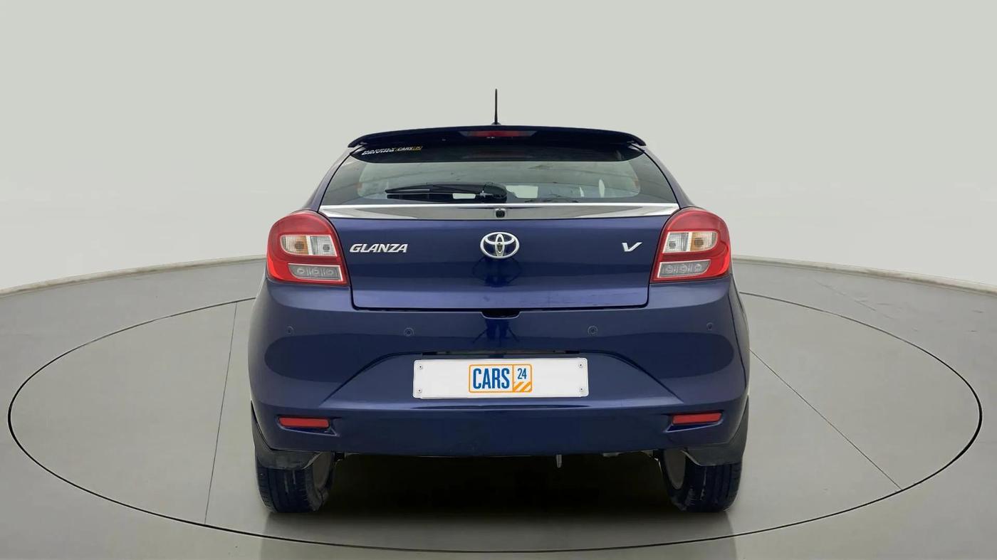 2020 Toyota Glanza V CVT, Petrol, Automatic, 55,302 km, Back/Rear
