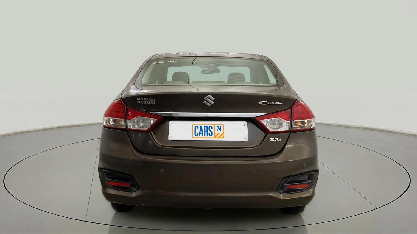 2015 Maruti Ciaz ZXI, Petrol, Manual, 95,422 km, Back/Rear