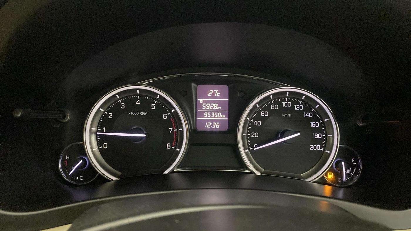 2015 Maruti Ciaz ZXI, Petrol, Manual, 95,422 km, Odometer Image