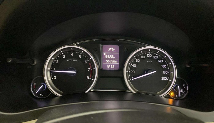 2015 Maruti Ciaz ZXI, Petrol, Manual, 95,339 km, Odometer Image
