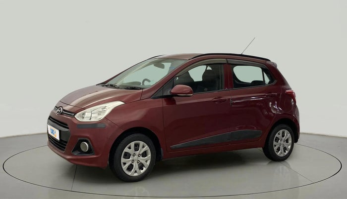 2016 Hyundai Grand i10 SPORTZ 1.2 KAPPA VTVT, Petrol, Manual, 65,066 km, Left Front Diagonal