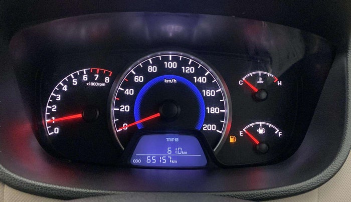 2016 Hyundai Grand i10 SPORTZ 1.2 KAPPA VTVT, Petrol, Manual, 65,066 km, Odometer Image