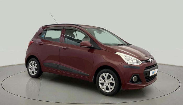 2016 Hyundai Grand i10 SPORTZ 1.2 KAPPA VTVT, Petrol, Manual, 65,066 km, Right Front Diagonal