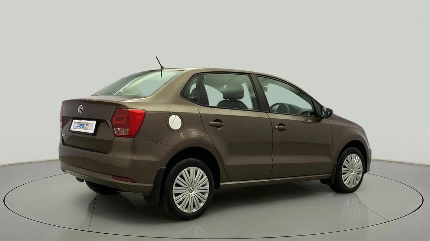 2018 Volkswagen Ameo COMFORTLINE 1.0L, Petrol, Manual, 79,647 km, Right Back Diagonal