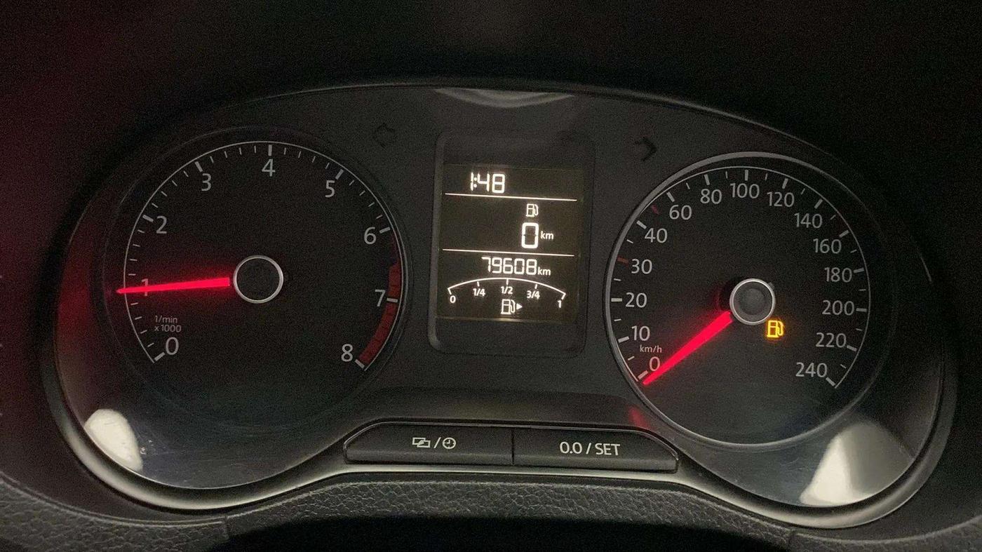 2018 Volkswagen Ameo COMFORTLINE 1.0L, Petrol, Manual, 79,647 km, Odometer Image