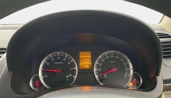2014 Maruti Swift Dzire VXI, Petrol, Manual, 51,650 km, Odometer Image