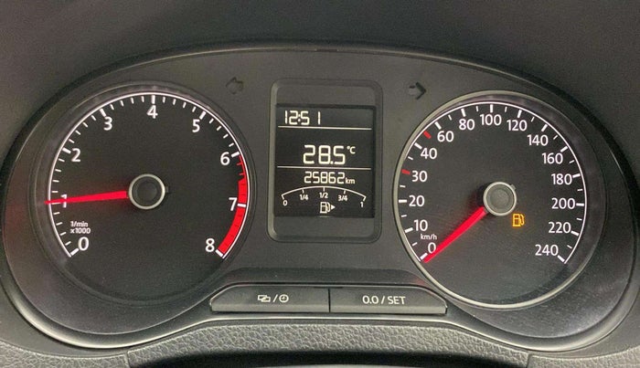 2019 Volkswagen Polo TRENDLINE 1.0L, Petrol, Manual, 25,854 km, Odometer Image