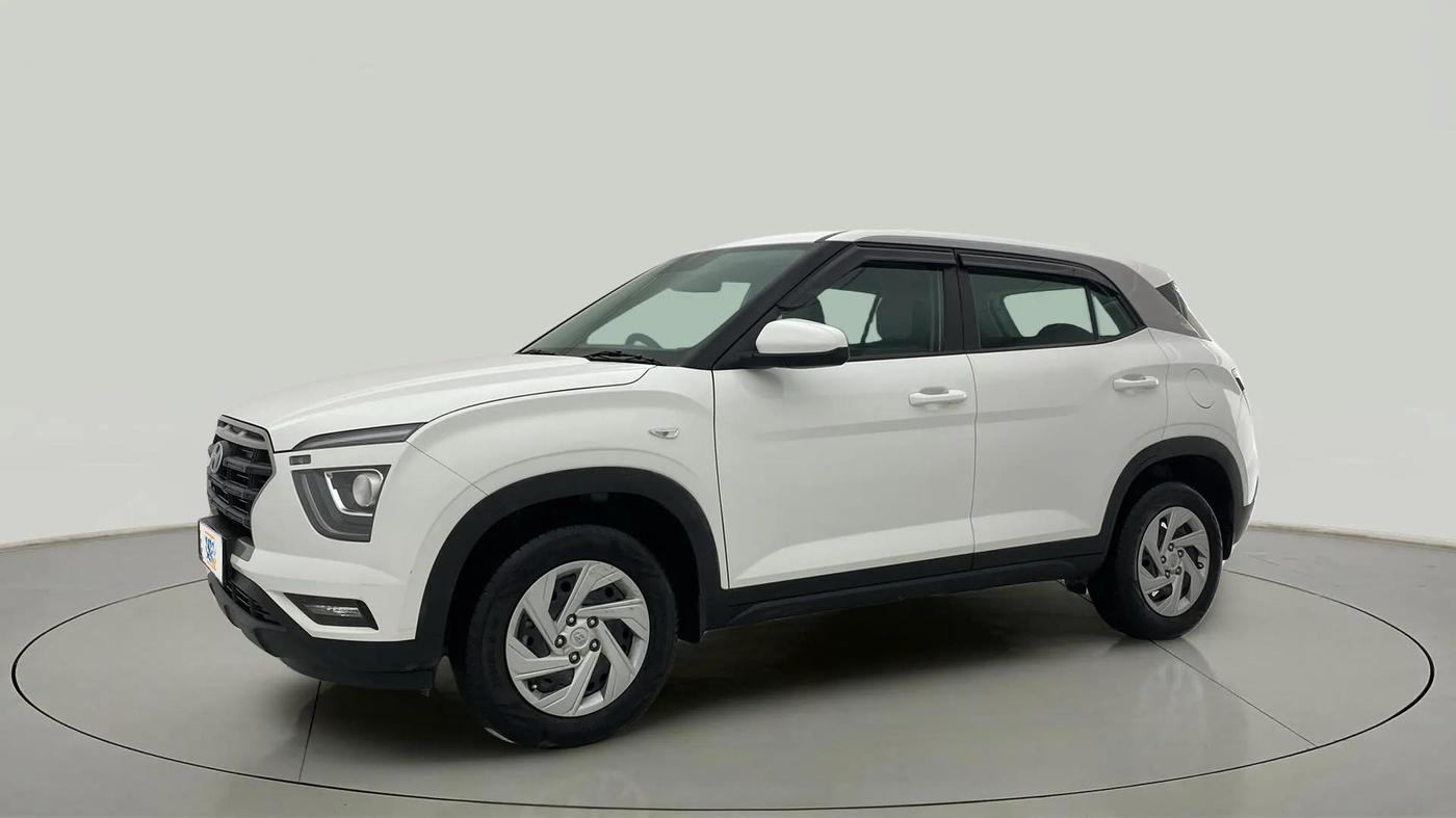 2022 Hyundai Creta E 1.5 PETROL, Petrol, Manual, 23,533 km, Left Front Diagonal