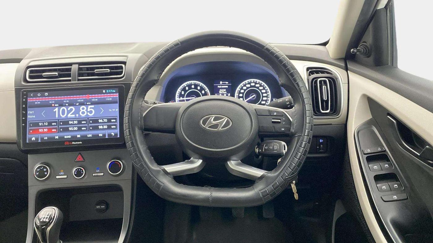 2022 Hyundai Creta E 1.5 PETROL, Petrol, Manual, 23,533 km, Steering Wheel Close Up