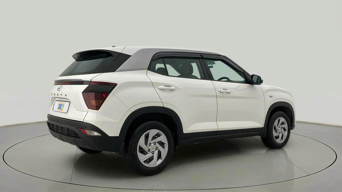 2022 Hyundai Creta E 1.5 PETROL, Petrol, Manual, 23,533 km, Right Back Diagonal