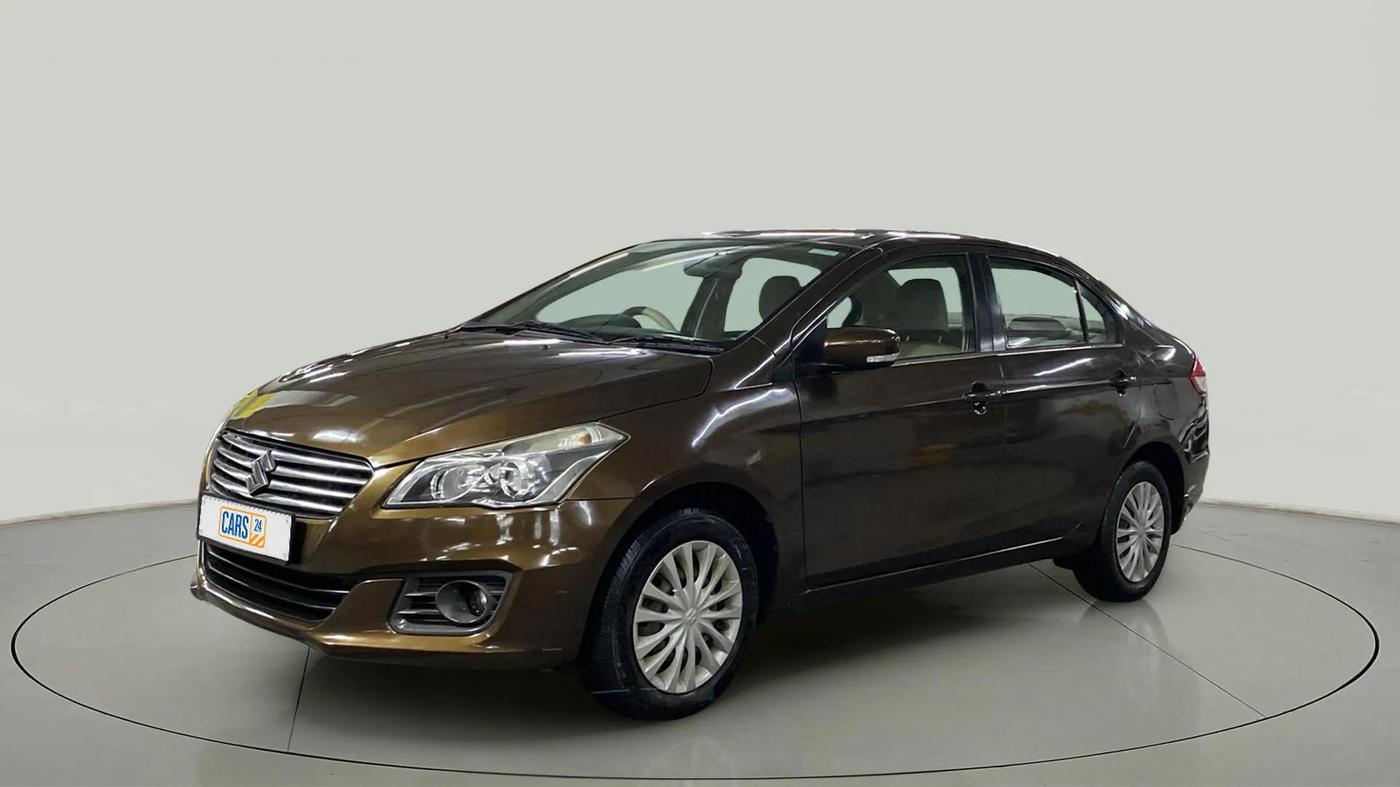 2017 Maruti Ciaz DELTA 1.4 MT PETROL, Petrol, Manual, 35,699 km, Left Front Diagonal