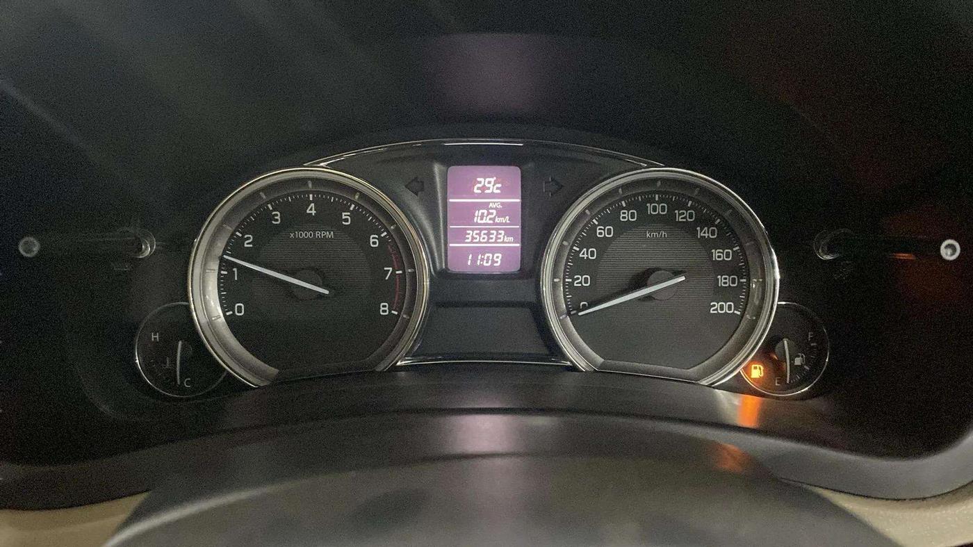 2017 Maruti Ciaz DELTA 1.4 MT PETROL, Petrol, Manual, 35,699 km, Odometer Image