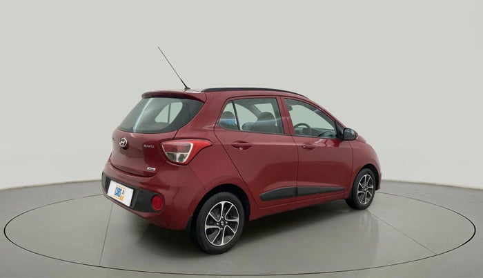 2017 Hyundai Grand i10 SPORTZ (O) AT 1.2 KAPPA VTVT, Petrol, Automatic, 39,301 km, Right Back Diagonal
