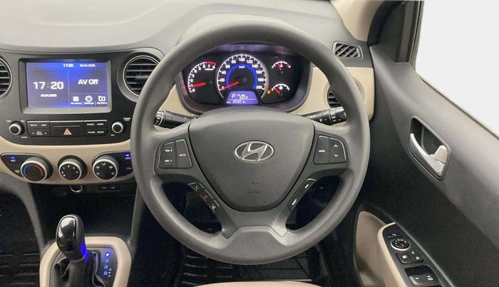 2017 Hyundai Grand i10 SPORTZ (O) AT 1.2 KAPPA VTVT, Petrol, Automatic, 39,301 km, Steering Wheel Close Up