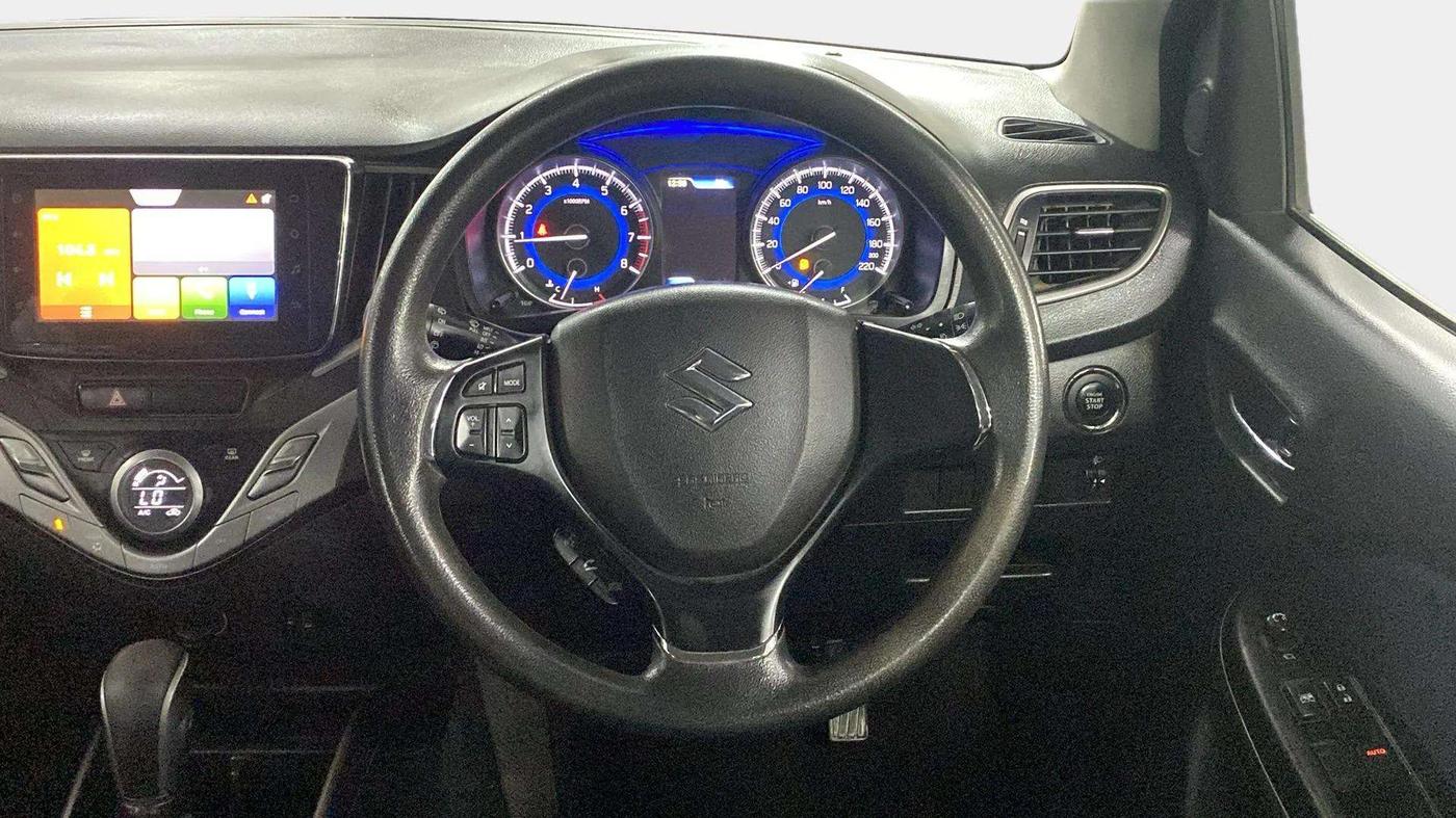 2019 Maruti Baleno ZETA CVT PETROL 1.2, Petrol, Automatic, 52,206 km, Steering Wheel Close Up
