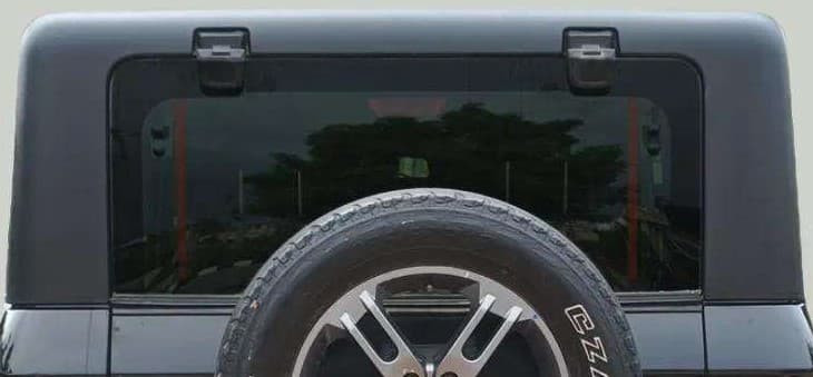2021 Mahindra Thar LX D 4*4 MT HT, Diesel, Manual, 52,438 km, Rear Windshield