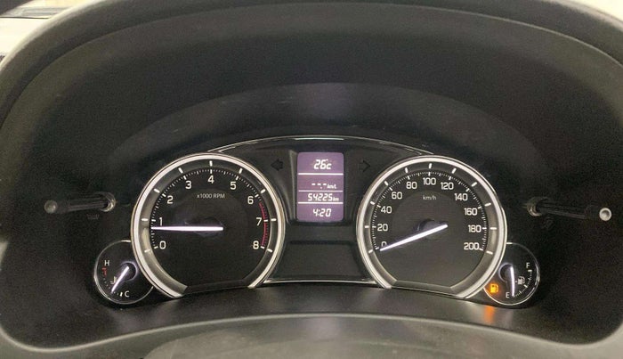 2017 Maruti Ciaz VXI (O), Petrol, Manual, 54,179 km, Odometer Image