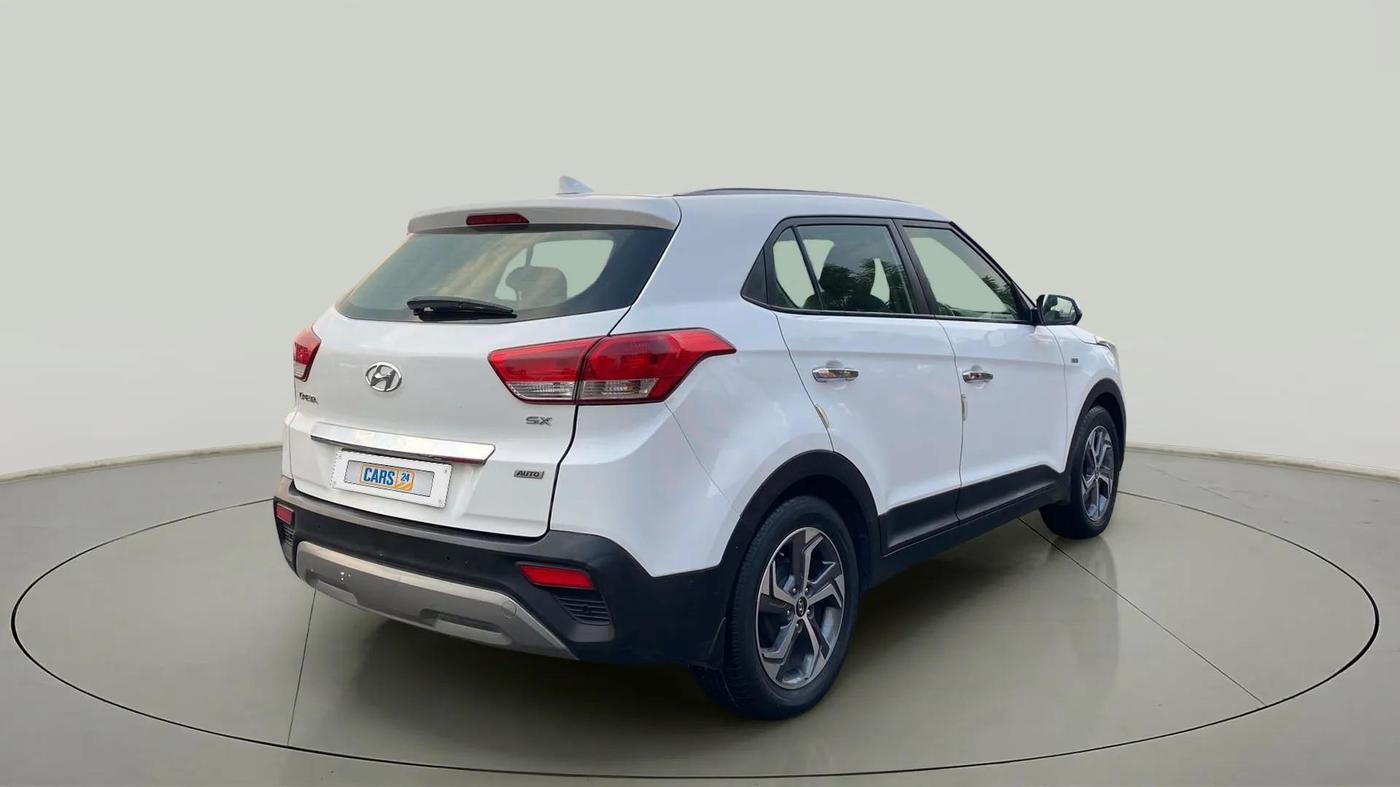 2018 Hyundai Creta SX AT 1.6 PETROL, Petrol, Automatic, 97,590 km, Right Back Diagonal