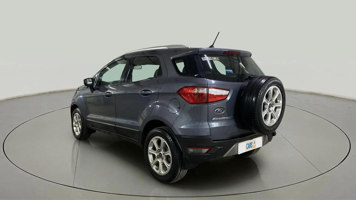 2018 Ford Ecosport TITANIUM + 1.5L PETROL AT, Petrol, Automatic, 74,286 km, Left Back Diagonal