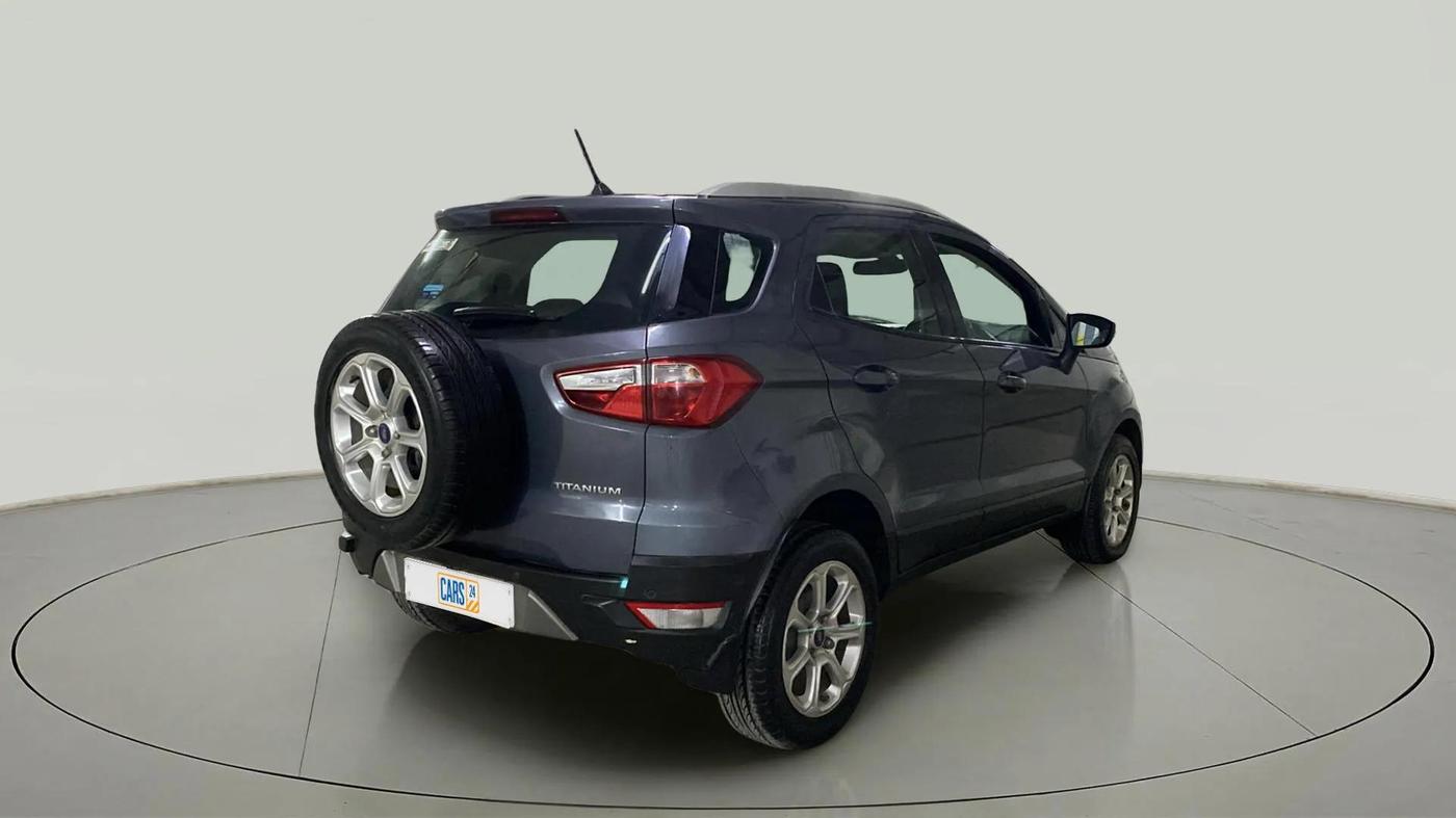 2018 Ford Ecosport TITANIUM + 1.5L PETROL AT, Petrol, Automatic, 74,286 km, Right Back Diagonal