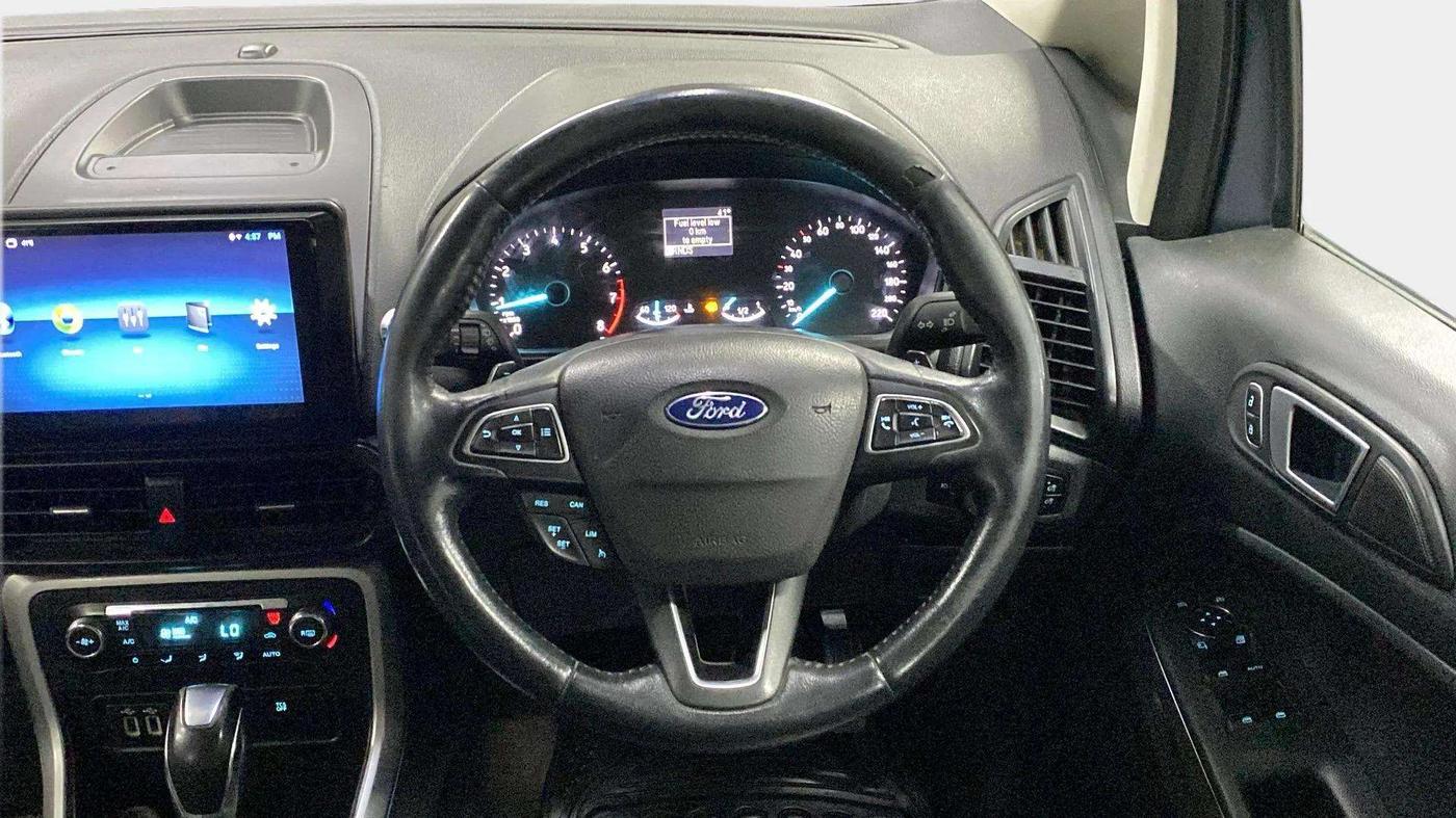 2018 Ford Ecosport TITANIUM + 1.5L PETROL AT, Petrol, Automatic, 74,286 km, Steering Wheel Close Up