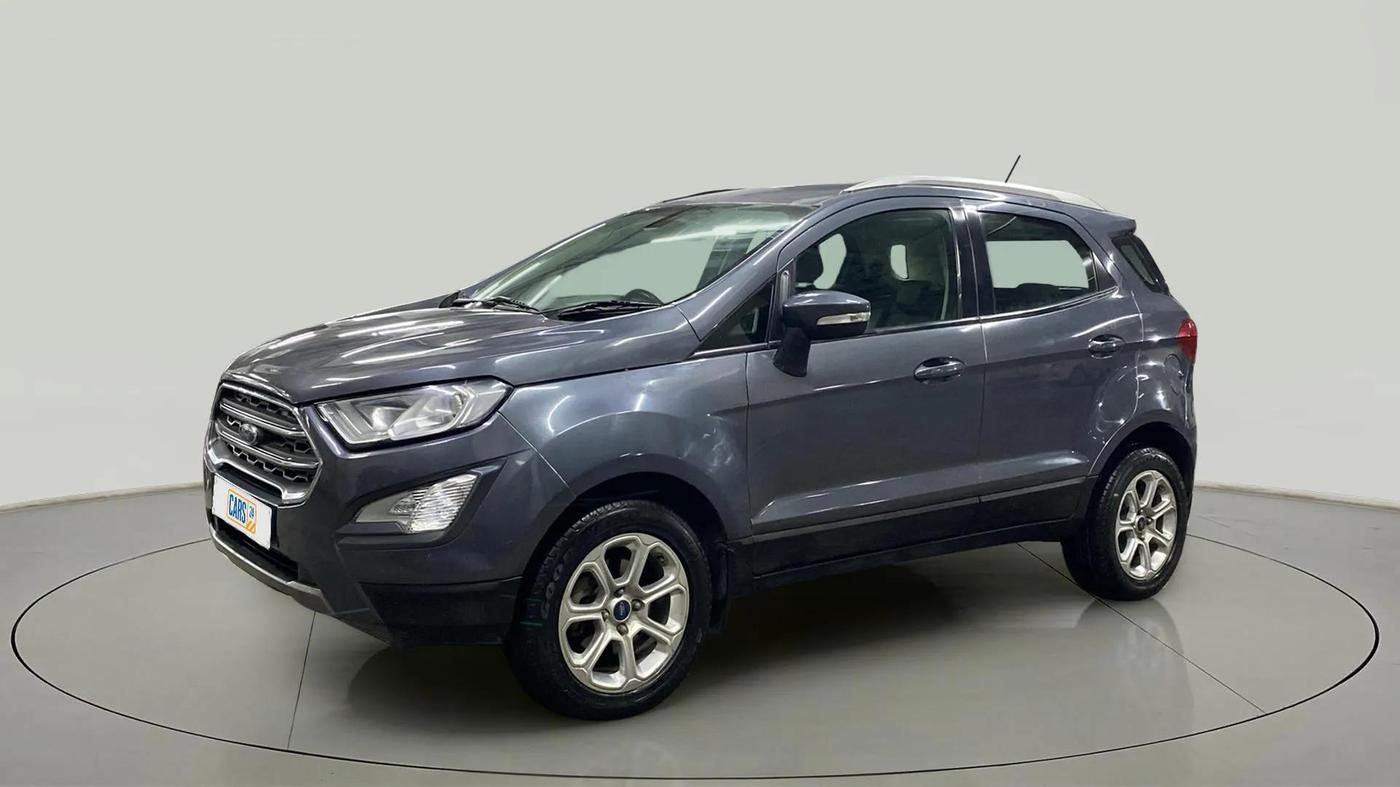 2018 Ford Ecosport TITANIUM + 1.5L PETROL AT, Petrol, Automatic, 74,286 km, Left Front Diagonal