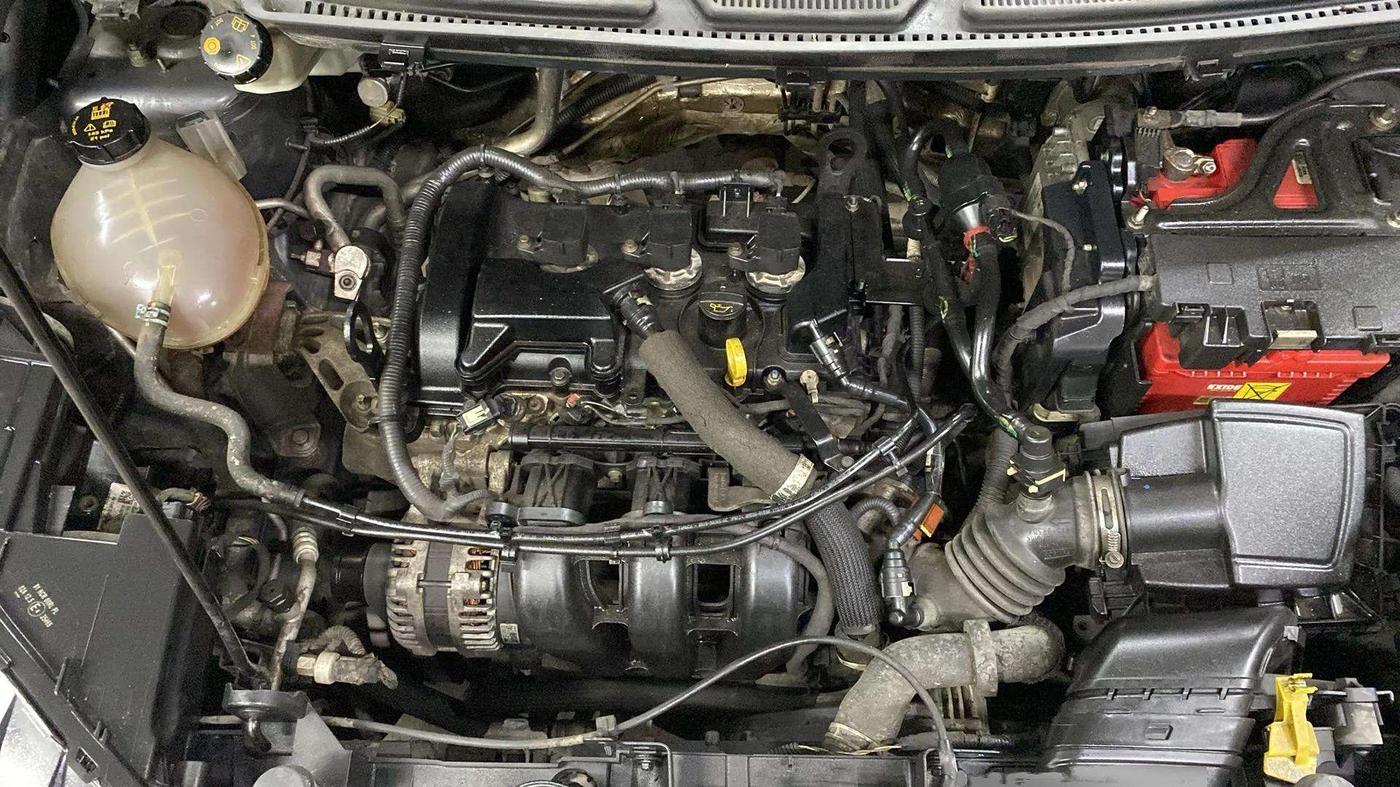 2018 Ford Ecosport TITANIUM + 1.5L PETROL AT, Petrol, Automatic, 74,286 km, Engine View