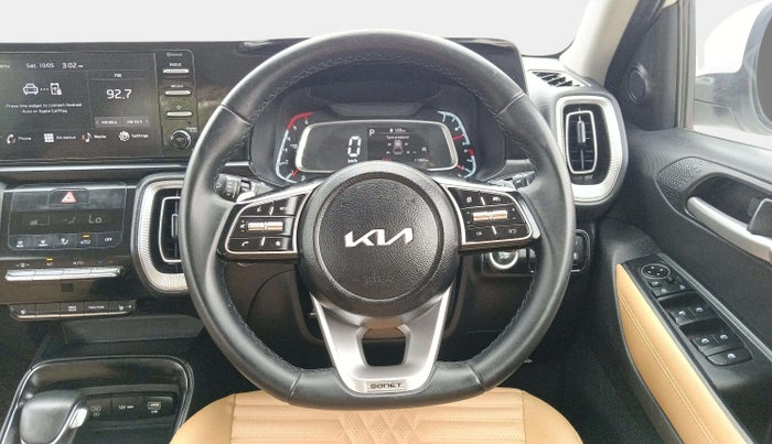 2024 KIA SONET HTX 1.5 AT, Diesel, Automatic, 11,051 km, Steering Wheel Close Up