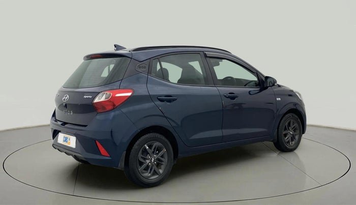 2021 Hyundai GRAND I10 NIOS SPORTZ AMT 1.2 KAPPA VTVT, Petrol, Automatic, 28,517 km, Right Back Diagonal