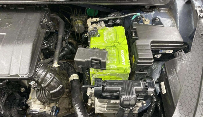 2021 Hyundai GRAND I10 NIOS SPORTZ AMT 1.2 KAPPA VTVT, Petrol, Automatic, 28,517 km, Engine View - Left