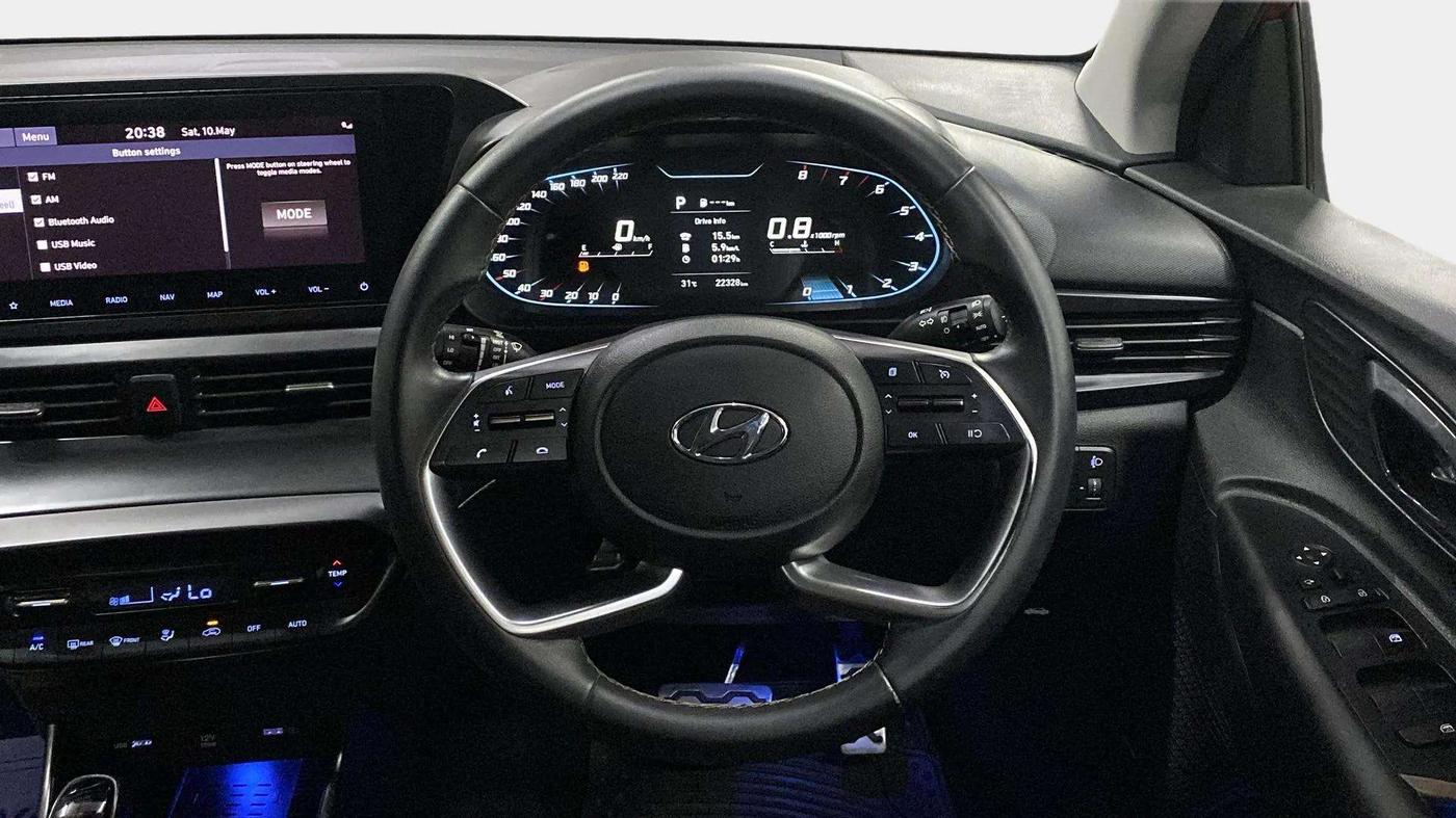 2020 Hyundai NEW I20 ASTA (O) 1.0 TURBO GDI DCT, Petrol, Automatic, 22,313 km, Spare Tyre