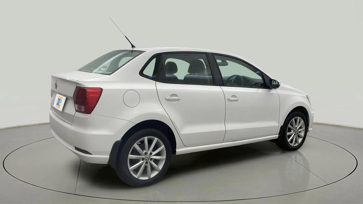 2018 Volkswagen Ameo HIGHLINE PLUS 1.0L 16 ALLOY, Petrol, Manual, 44,983 km, Right Back Diagonal
