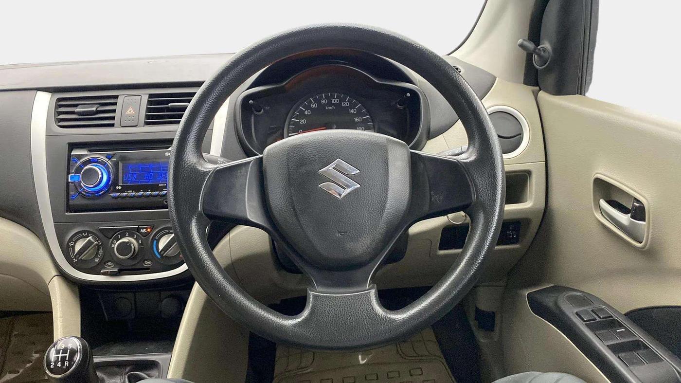 2014 Maruti Celerio VXI, Petrol, Manual, 71,502 km, Steering Wheel Close Up