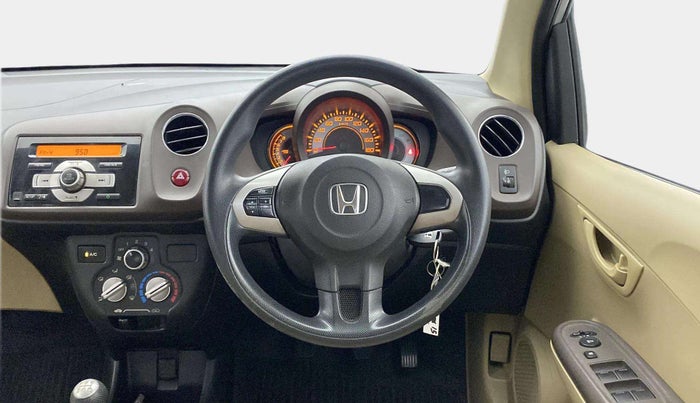 2013 Honda Brio S MT, Petrol, Manual, 34,218 km, Steering Wheel Close Up