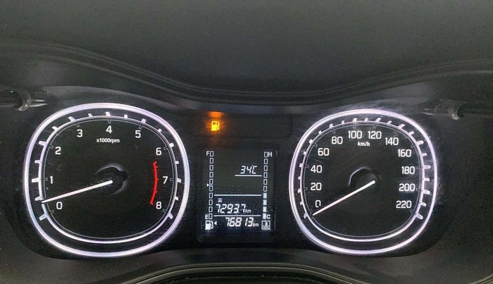 2022 Maruti Vitara Brezza ZXI PLUS, Petrol, Manual, 76,818 km, Odometer Image