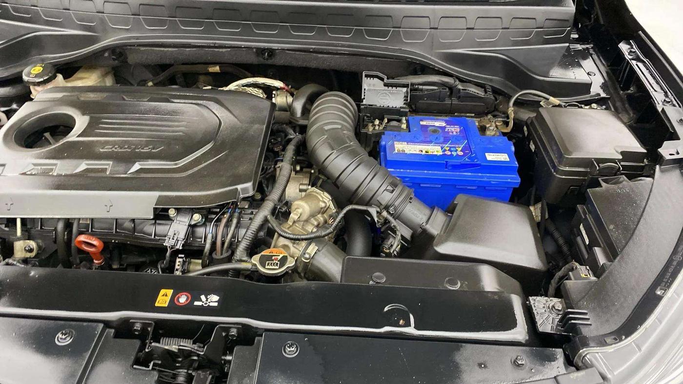2021 KIA SONET HTX 1.5, Diesel, Manual, 1,00,057 km, Engine View - Left