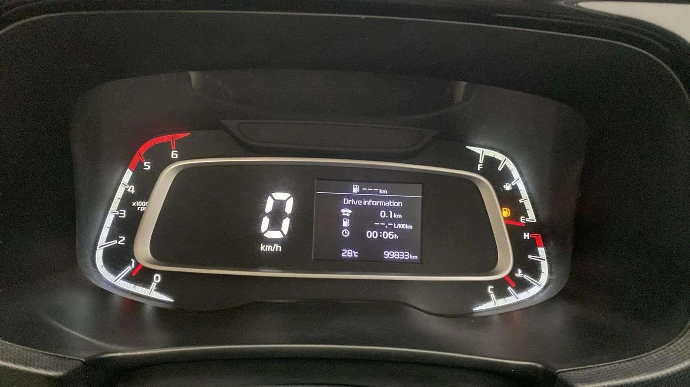 2021 KIA SONET HTX 1.5, Diesel, Manual, 1,00,057 km, Odometer Image