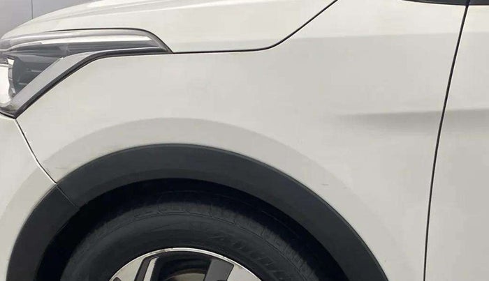 2018 Hyundai Creta SX AT 1.6 DIESEL, Diesel, Automatic, 93,610 km, Left fender - Minor scratches