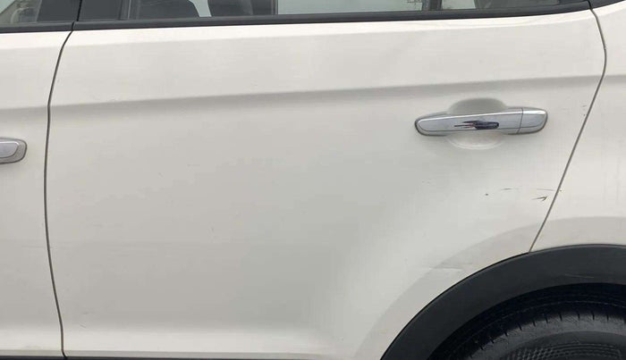 2018 Hyundai Creta SX AT 1.6 DIESEL, Diesel, Automatic, 93,610 km, Rear left door - Minor scratches